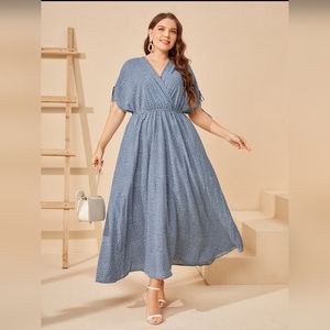 SHEIN Curve Short Sleeve Maxi Dress (1XL)